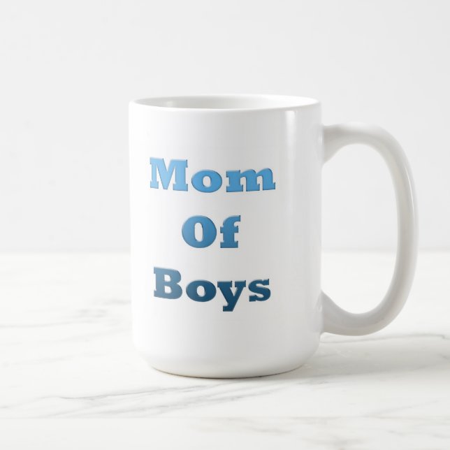 Mama der Jungen-Tasse Kaffeetasse (Rechts)