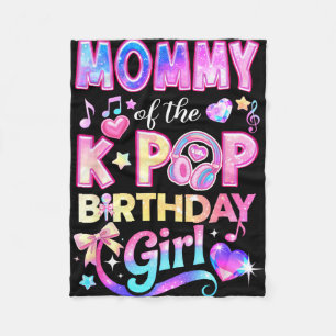 Mama der K-Pop-Birthday-Girls Koreanische Musik Fleecedecke
