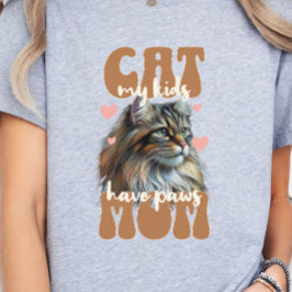 Mama der Katze, Mama der Katze, Retro-Stil der Kat T-Shirt