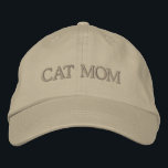 Mama der Katze Neutral bestickter Hut<br><div class="desc">Jeden Tag fügen wir neue Designs hinzu!</div>