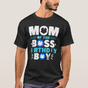 Mama der Kindermatte der Boss-Geburtstagskinder T-Shirt