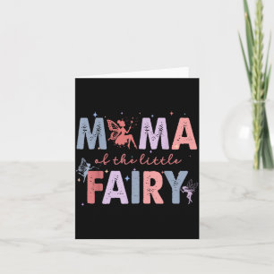 Mama der kleinen Fee zum ersten Geburtstag Mädchen Karte