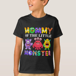 Mama der kleinen Monster-Geburtstagsfamilie T-Shirt