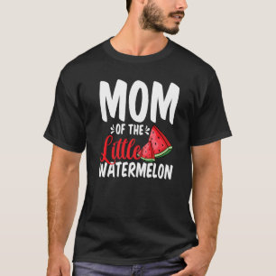 Mama der kleinen Wassermelone Sommerfruchtfamilie T-Shirt
