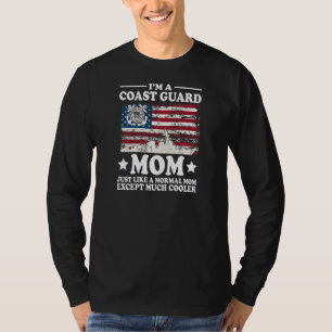 Mama der Küstenwache der Frauen - Militärische Fam T-Shirt