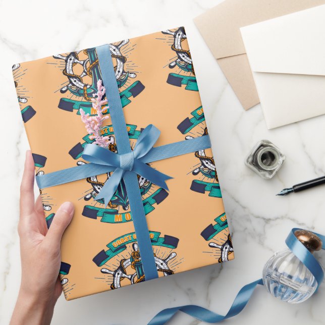 Mama der Küstenwache Geschenkpapier (Schenken)