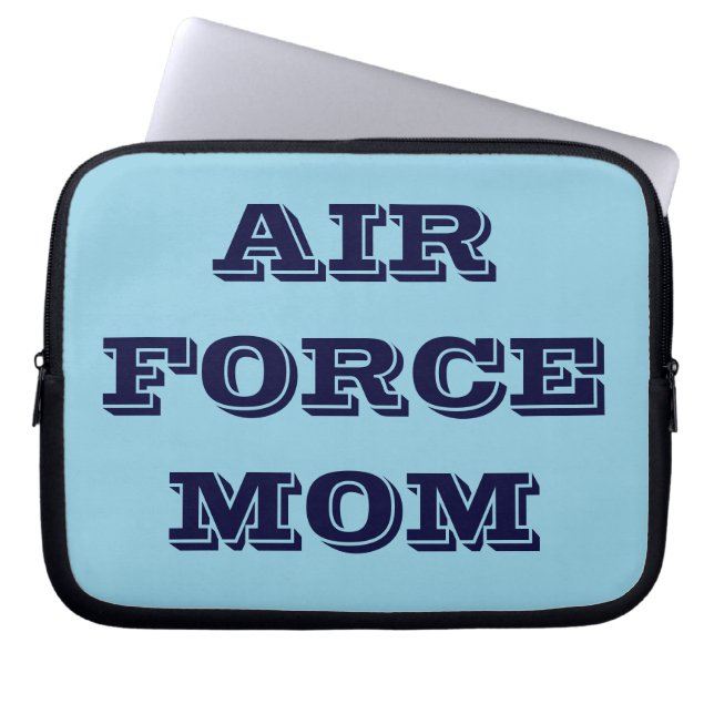 Mama der Laptop Sleeve Air Force (Vorderseite)