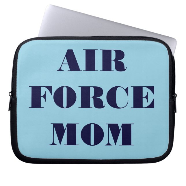 Mama der Laptop Sleeve Air Force (Vorderseite)