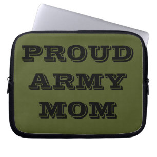 Mama der Laptop Sleeve Proud Army