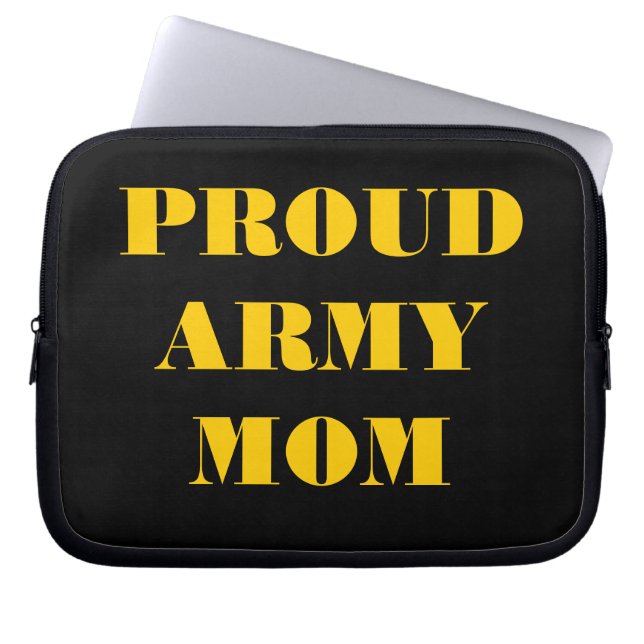 Mama der Laptop Sleeve Proud Army (Vorderseite)