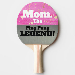 Mama Der legendäre Funny Smack Talk Pink Silver Ga Tischtennis Schläger