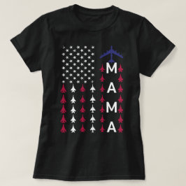 Mama der Luftwaffe Ehefrau Mama Usafa Momma Momma T-Shirt