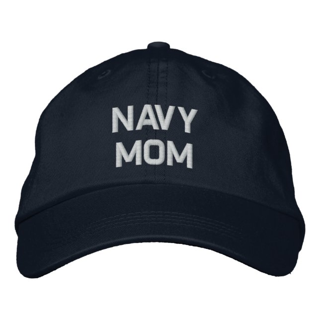 Mama der Marine Bestickte Kappe (Vorderseite)