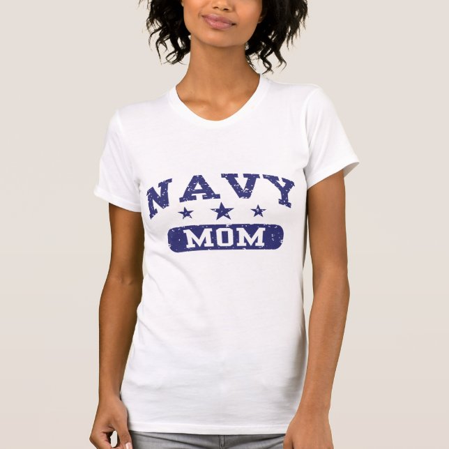 Mama der Marine T-Shirt (Vorderseite)