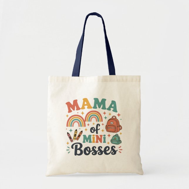 Mama der Mini-Bosse Tragetasche (Vorne)
