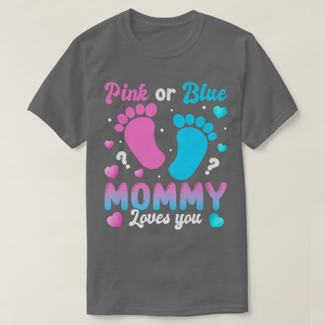 Mama der Mutter Schwangerschaft Ankündigung T-Shirt (Design vorne)