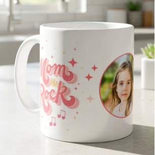 Mama der Mutter Typografie Foto Kaffeetasse