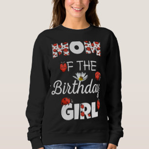 Mama der Niedlichen Blumenfamilie Ladybu Sweatshirt