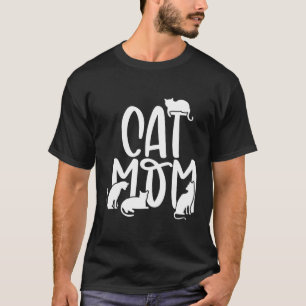 Mama der niedlichen Katze bei mehreren Katzen, meh T-Shirt
