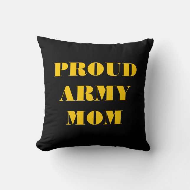 Mama der Pillow Proud Army Kissen (Vorderseite)