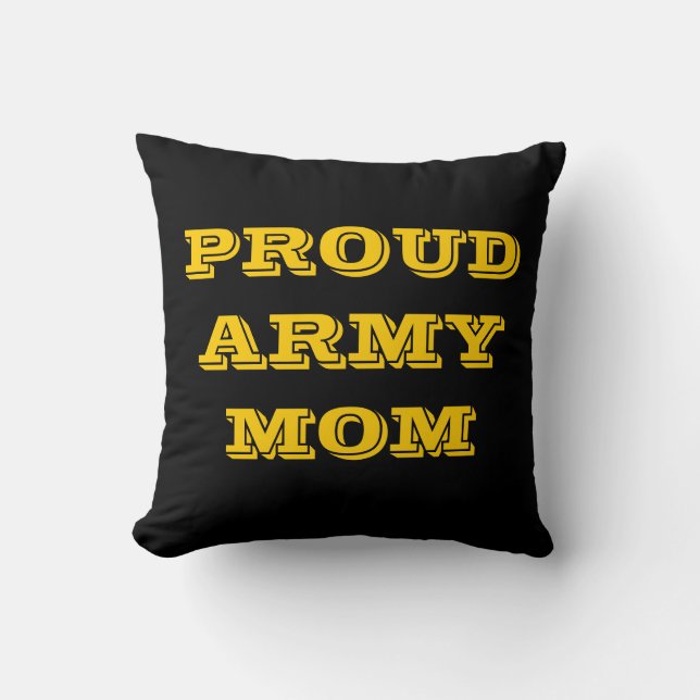 Mama der Pillow Proud Army Kissen (Vorderseite)