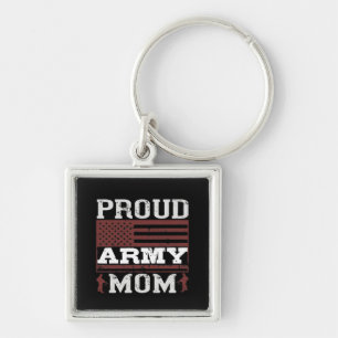Mama der Proud-Armee Schlüsselanhänger