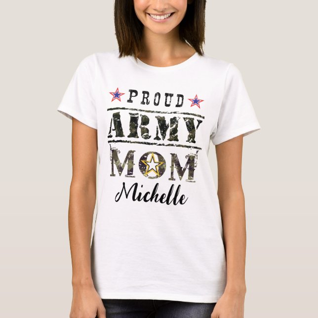 Mama der Proud-Armee T-Shirt (Vorderseite)
