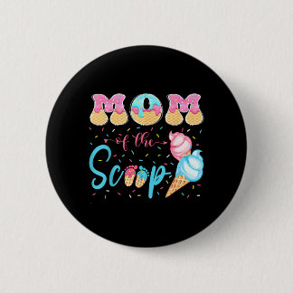 Mama der Scoop Eiscreme Geschlechtsenthüllung Baby Button