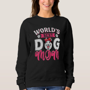 Mama der sibirischen Husky-Hunde Sweatshirt