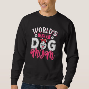 Mama der sibirischen Husky-Hunde Sweatshirt
