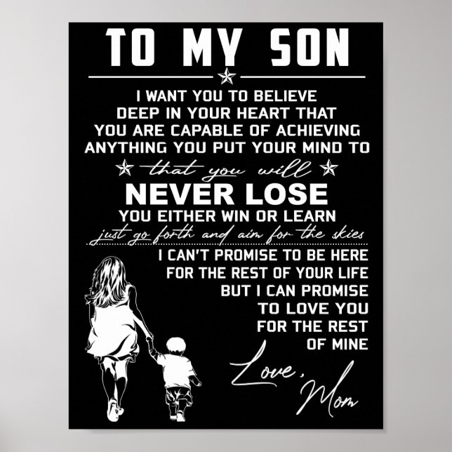 Mama der Sohn-Liebe Poster (Vorne)