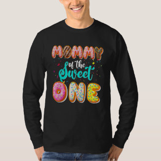 Mama der süßen Familie 1. Geburtstag Donut B T-Shirt