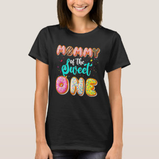 Mama der süßen Familie 1. Geburtstag Donut B T-Shirt