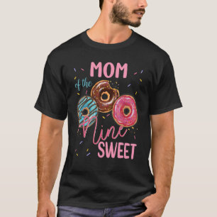 Mama der süßen neunten Geburtstagsparty Donut T-Shirt