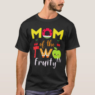 Mama der Twotti Frutti 2. Geburtstag Party Obst T-Shirt
