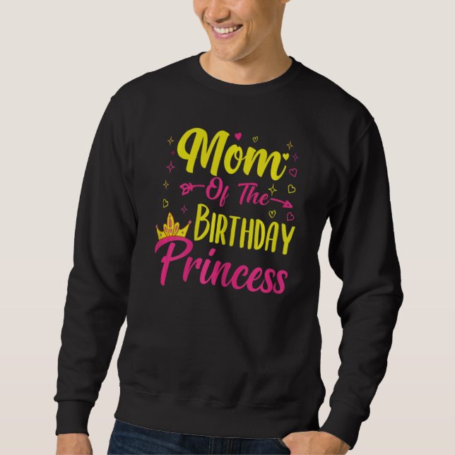Mama der weiblichen Prinzessin Sweatshirt (Vorderseite)