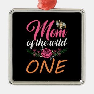 Mama der wild lebenden Tiere Ornament Aus Metall