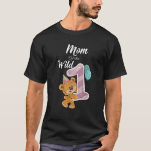 Mama der Wildbären 1 1. Geburtstagskinder T-Shirt