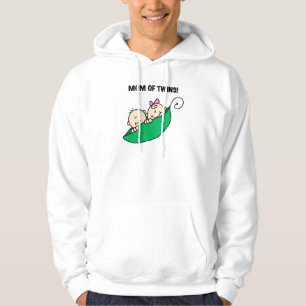 Mama der Zwilling-Erbsen in eine Hülsen-den Hoodie