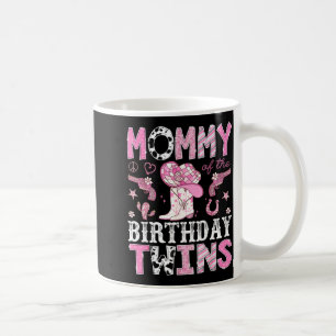 Mama der Zwillinge zum Geburtstag Nk Rodeo Cowgirl Kaffeetasse