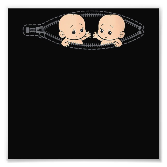 Mama der Zwillingsschwangerschaft Zwillinge Mama s Fotodruck (Vorne)