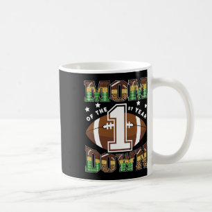 Mama des 1. Jahres Down Football Erster Geburtstag Kaffeetasse