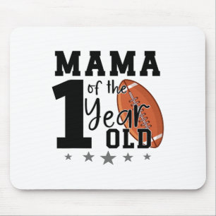 Mama des 1-jährigen Footll 1. Jahr Down Geburtst Mousepad