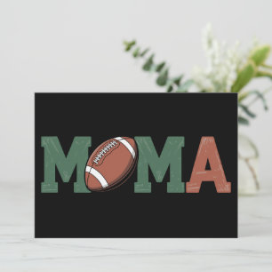 Mama des 1-jährigen Fußballs 1. Geburtstag Feiertagskarte