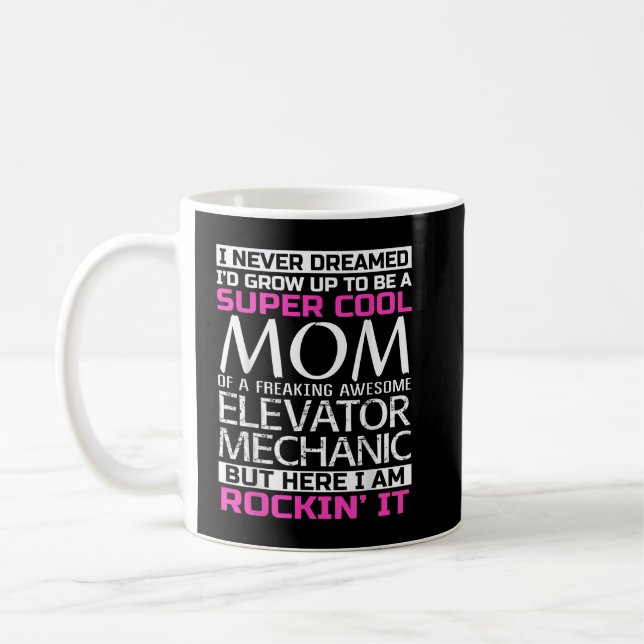 Mama des Auftriebsmechanismus Kaffeetasse (Links)