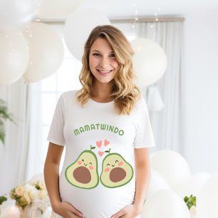 Mama des Avocado Gender Neutral Twins T-Shirt