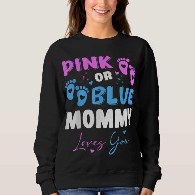 Mama des Babygeschlechts Sweatshirt (Vorderseite)