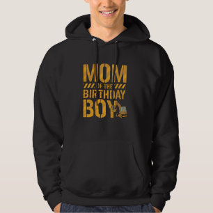 Mama des Bauwerks Par für den Geburtstagsjunge Hoodie
