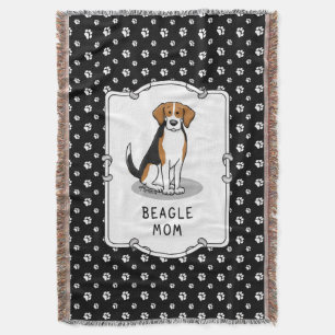 Mama des Beagle (Tri-Farbe 3) Hunde Niedlich Hunde Decke