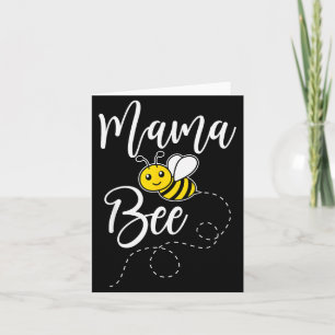 Mama des Bee Day Mädchens Bienenstock Familie pass Karte